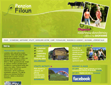 Tablet Screenshot of penzionfiloun.cz